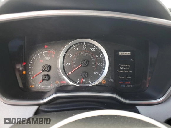 2019 Toyota Corolla Hatchback SE with VIN JTNK4RBE9K3002031, listed as a Copart auction lot 69240234 with 70,246 mi miles and Non Repairable. Bid and sale history available at carsss.com. Image 9.