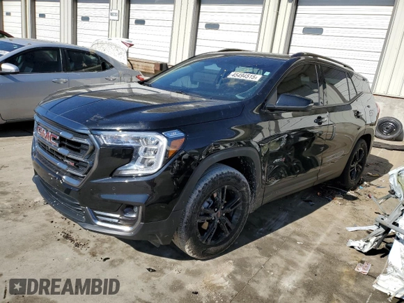 2022 GMC Terrain AT4 z VIN 3GKALYEV4NL301836, wystawiony jako Copart lot #45494515 z przebiegiem 26 987 mil mil oraz Szkoda całkowita • Salvage title. Historia ofert i sprzedaży dostępna na DreamBid. Obrazek 1.