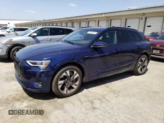 2023 Audi e-tron Premium with VIN WA1AAAGE8PB011507, listed as a Copart auction lot 57756184 with 8,497 mi miles and Clean Title. Bid and sale history available at carsss.com. Image 1.