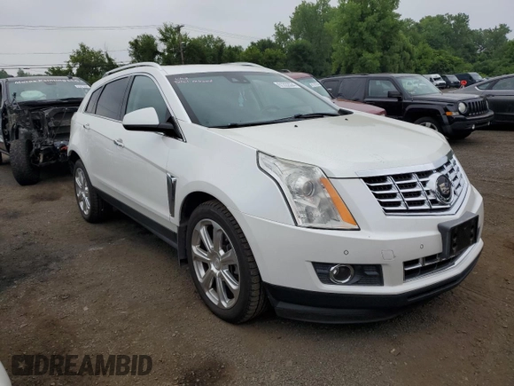 2015 Cadillac SRX Premium Collection with VIN 3GYFNGE32FS528514, listed as a Copart auction lot 61222534 with 104,433 mi miles and Salvage Title. Bid and sale history available at carsss.com. Image 4.