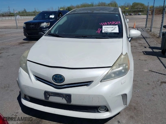 2012 Toyota Prius v Two with VIN JTDZN3EU7C3081930, listed as a IAAI auction lot 41835824 with 266,076 mi miles. Bid and sale history available at carsss.com. Image 12.