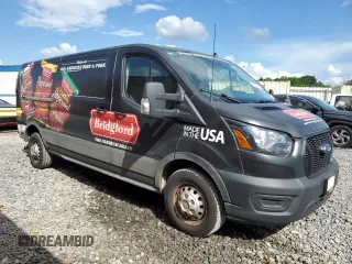 2023 Ford Transit with VIN 1FTBW1YG7PKB75200, listed as a Copart auction lot 60850425 with 59,145 mi miles and Salvage title. Bid and sale history available at DreamBid. Image 4.