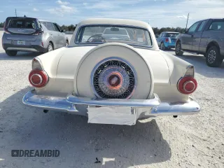 1956 Ford Thunderbird with VIN P6FH266640, listed as a Copart auction lot 76715884 with 12,494 mi miles and Salvage Title. Bid and sale history available at DreamBid. Image 6.