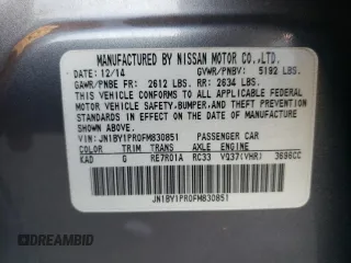 2015 Infiniti Q70 z VIN JN1BY1PR0FM830851, wystawiony jako Copart lot #87606685 z przebiegiem 116 148 mil mil oraz Szkoda całkowita • Salvage title. Historia ofert i sprzedaży dostępna na DreamBid. Obrazek 13.