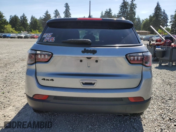 2021 Jeep Compass Latitude z VIN 3C4NJDBB7MT595527, wystawiony jako Copart lot #58598145 z przebiegiem 65 564 mil mil oraz Szkoda całkowita • Salvage title. Historia ofert i sprzedaży dostępna na DreamBid. Obrazek 6.