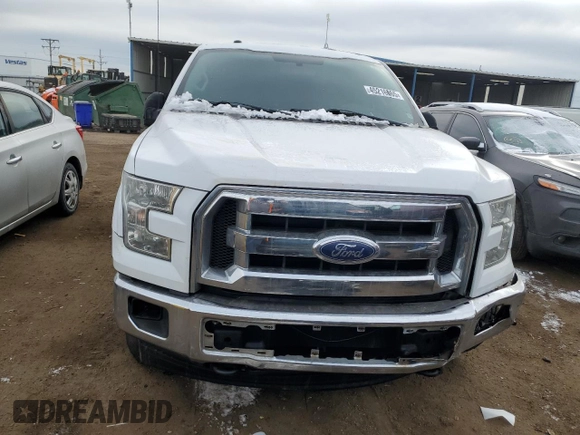 2017 Ford F-150 XL with VIN 1FTEW1E89HKC46487, listed as a Copart auction lot 45216065 with 153,488 mi miles and Salvage Title. Bid and sale history available at carsss.com. Image 5.