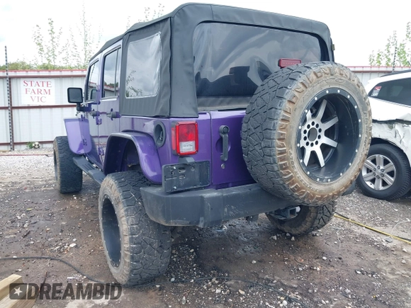 2018 Jeep Wrangler Unlimited Sport S with VIN 1C4BJWDG6JL882596, listed as a IAAI auction lot 42099289 with 121,714 mi miles and . Bid and sale history available at DreamBid. Image 3.