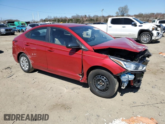 2019 Hyundai Accent SE with VIN 3KPC24A34KE065760, listed as a Copart auction lot 50911935 with 90,835 mi miles and Salvage Title. Bid and sale history available at carsss.com. Image 4.