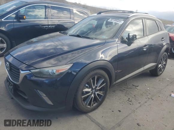 2017 Mazda CX-3 Touring z VIN JM1DKFC7XH0146277, wystawiony jako Copart lot #50199405 z przebiegiem 160 485 mil mil oraz Nie do naprawy. Historia ofert i sprzedaży dostępna na DreamBid. Obrazek 1.