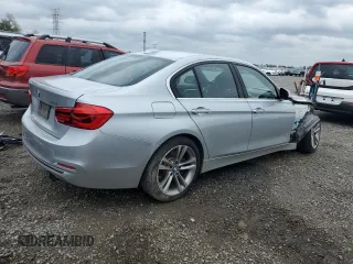 2017 BMW 3 Series 340i with VIN WBA8B3G37HNU36208, listed as a Copart auction lot 47642495 with 93,390 mi miles and Salvage Title. Bid and sale history available at carsss.com. Image 3.