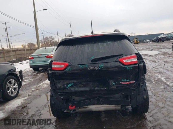 2017 Jeep Cherokee Trailhawk L Plus with VIN 1C4PJMBB9HW551506, listed as a IAAI auction lot 41650841 with 51,273 mi miles. Bid and sale history available at carsss.com. Image 17.