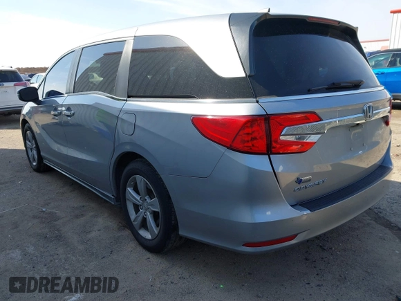 2019 Honda Odyssey EX-L with VIN 5FNRL6H79KB043145, listed as a IAAI auction lot 41569198 with 94,560 mi miles. Bid and sale history available at carsss.com. Image 3.