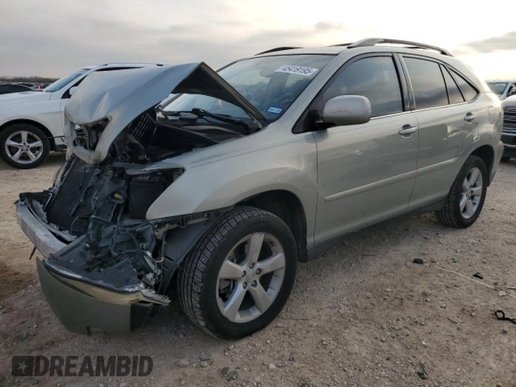 2006 Lexus RX 330 with VIN 2T2GA31U76C050340, listed as a Copart auction lot 45419195 with 121,089 mi miles and Salvage Title. Bid and sale history available at DreamBid. Image 1.
