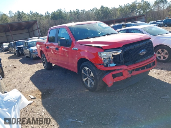 2019 Ford F-150 XL with VIN 1FTEW1C4XKKE32286, listed as a IAAI auction lot 41379079 with 156,726 mi miles and . Bid and sale history available at DreamBid. Image 1.