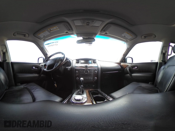 2013 Infiniti QX56 with VIN JN8AZ2NEXD9060450, listed as a IAAI auction lot 42388986 with 124,129 mi miles and . Bid and sale history available at DreamBid. Image 19.