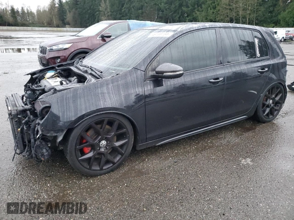 2013 Volkswagen Golf GTI Driver's Edition with VIN WVWHD7AJ6DW135459, listed as a Copart auction lot 86168134 with 124,653 mi miles and Salvage title. Bid and sale history available at DreamBid. Image 1.