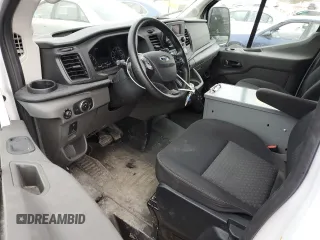 2022 Ford Transit Cargo with VIN 1FTBR1C87NKA66546, listed as a Copart auction lot 81451244 with 31,261 mi miles and Salvage Title. Bid and sale history available at DreamBid. Image 8.