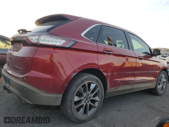 2016 Ford Edge Titanium with VIN 2FMPK3K84GBB78656, listed as a Copart auction lot 42743205 with 111,429 mi miles and Salvage Title. Bid and sale history available at carsss.com. Image 3.