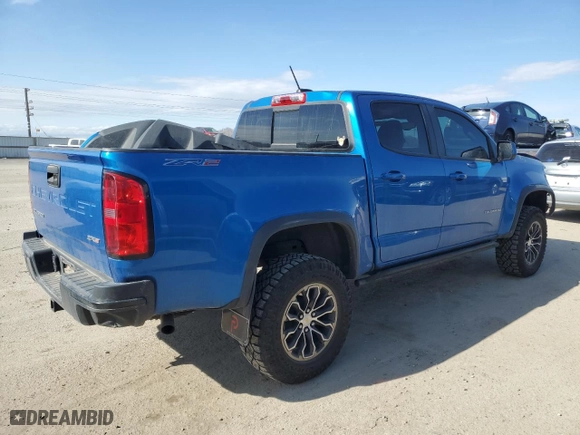2022 Chevrolet Colorado 4WD ZR2 with VIN 1GCGTEEN0N1309640, listed as a Copart auction lot 47205285 with 30,936 mi miles and Salvage Title. Bid and sale history available at carsss.com. Image 3.