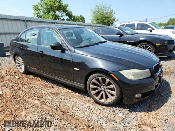 2011 BMW 3 Series 328i with VIN WBAPH5C5XBF093456, listed as a Copart auction lot 63053125 with Not provided miles and Salvage title. Bid and sale history available at DreamBid. Image 4.