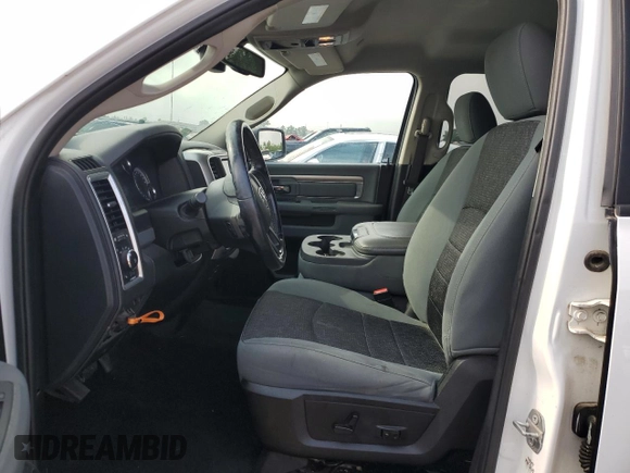 2019 Ram 1500 SLT with VIN 1C6RR6TT1KS600370, listed as a Copart auction lot 54582695 with 198,854 mi miles and Salvage title. Bid and sale history available at DreamBid. Image 7.