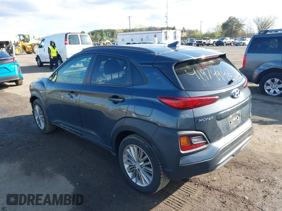 2019 Hyundai Kona SEL with VIN KM8K6CAA4KU255600, listed as a IAAI auction lot 41974946 with 61,339 mi miles. Bid and sale history available at carsss.com. Image 3.
