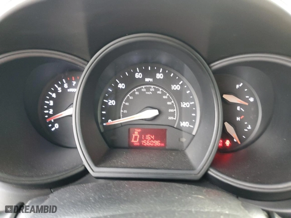 2014 Kia Rio EX with VIN KNADN4A30E6353469, listed as a Copart auction lot 43788955 with 156,096 mi miles and Salvage Title. Bid and sale history available at carsss.com. Image 9.