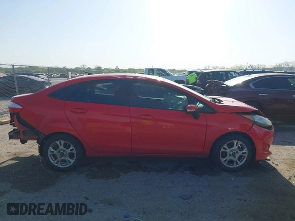 2014 Ford Fiesta SE with VIN 3FADP4BJ9EM174329, listed as a IAAI auction lot 42003743 with 86,744 mi miles. Bid and sale history available at carsss.com. Image 13.