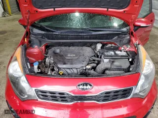 2014 Kia Rio SX with VIN KNADN5A38E6406165, listed as a Copart auction lot 53426755 with 94,374 mi miles and Clean Title. Bid and sale history available at carsss.com. Image 11.