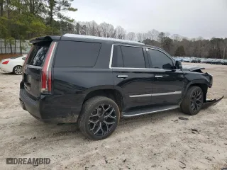 2019 Cadillac Escalade Luxury with VIN 1GYS4BKJ6KR273693, listed as a Copart auction lot 48101575 with 96,150 mi miles and Salvage Title. Bid and sale history available at carsss.com. Image 3.