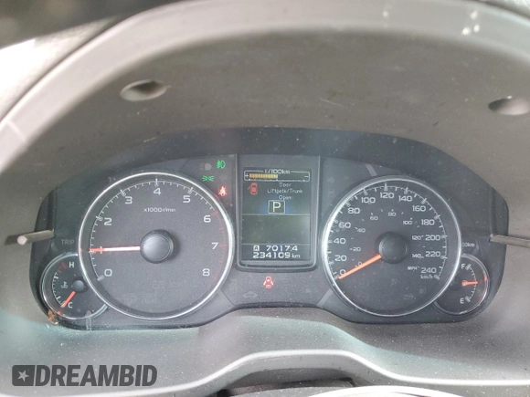 2014 Subaru Outback with VIN 4S4BRGMC4E3312593, listed as a Copart auction lot 42287235 with 234,109 mi miles and Clean title. Bid and sale history available at DreamBid. Image 9.