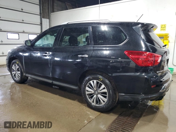 2017 Nissan Pathfinder SV with VIN 5N1DR2MM7HC662261, listed as a Copart auction lot 61438525 with 159,864 mi miles and Salvage title. Bid and sale history available at DreamBid. Image 2.