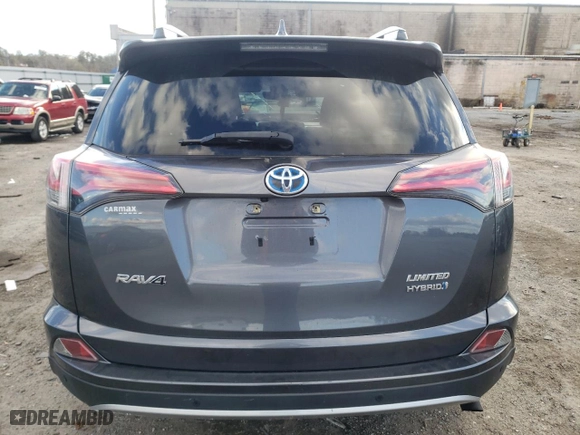 2017 Toyota RAV4 Hybrid Limited with VIN JTMDJREV3HD110570, listed as a Copart auction lot 67942362 with 76,257 mi miles. Bid and sale history available at carsss.com. Image 6.