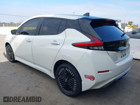 2023 Nissan LEAF SV Plus with VIN 1N4CZ1CV6PC557350, listed as a IAAI auction lot 41459564 with 79,889 mi miles and . Bid and sale history available at DreamBid. Image 3.