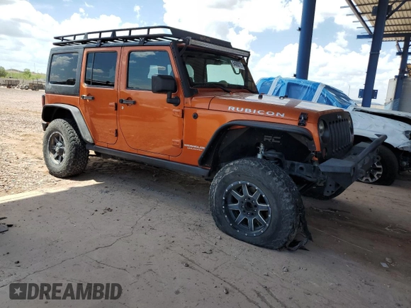 2011 Jeep Wrangler Unlimited Rubicon with VIN 1J4BA6H13BL538385, listed as a Copart auction lot 64080075 with 90,459 mi miles and Salvage title. Bid and sale history available at DreamBid. Image 4.