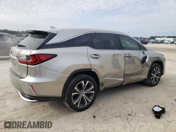 2020 Lexus RX 350L with VIN JTJHZKEA0L2018350, listed as a Copart auction lot 87972245 with 50,475 mi miles and Salvage title. Bid and sale history available at DreamBid. Image 3.