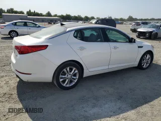 2013 Kia Optima EX с VIN 5XXGN4A73DG124982, выставлен на аукционе Copart как лот 59822095 с пробегом 188 458 миль миль и Чистый • Clean title. История ставок и продаж доступна на DreamBid. Изображение 3.