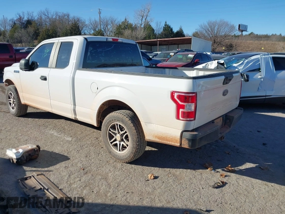 2018 Ford F-150 XL with VIN 1FTEX1CB6JFC43654, listed as a IAAI auction lot 41150883 with 87,103 mi miles and . Bid and sale history available at DreamBid. Image 3.