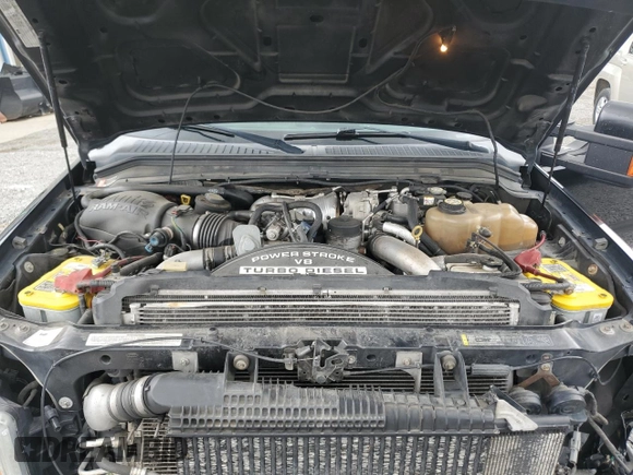 2008 Ford F-250 XL with VIN 1FTSW21R48EA88341, listed as a Copart auction lot 60872385 with 191,767 mi miles and Salvage title. Bid and sale history available at DreamBid. Image 11.