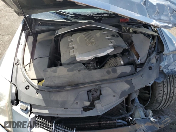 2008 Cadillac CTS RWD with VIN 1G6DF577880146676, listed as a Copart auction lot 53386615 with 172,648 mi miles and Salvage title. Bid and sale history available at DreamBid. Image 11.