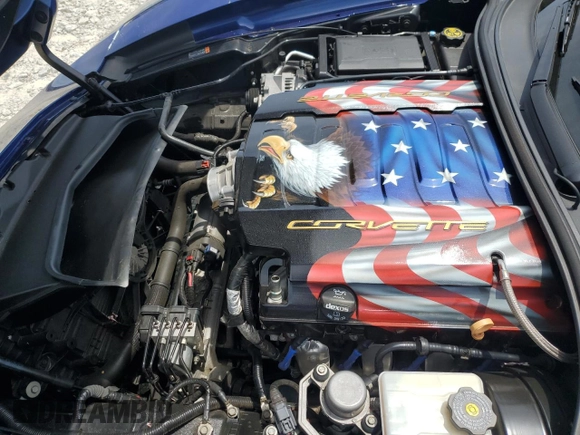 2017 Chevrolet Corvette 1LT with VIN 1G1YB2D71H5121353, listed as a Copart auction lot 57288904 with 56,200 mi miles. Bid and sale history available at carsss.com. Image 11.
