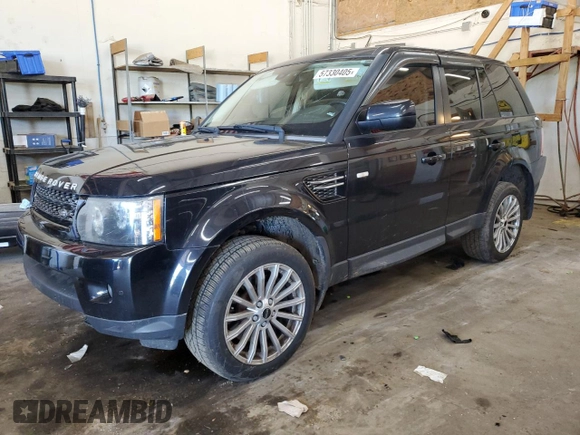 2012 Land Rover Range Rover Sport HSE with VIN SALSF2D4XCA722082, listed as a Copart auction lot 57330405 with 187,177 mi miles and Salvage title. Bid and sale history available at DreamBid. Image 1.