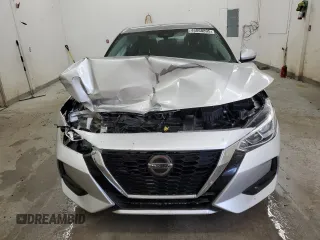 2021 Nissan Sentra SV with VIN 3N1AB8CV2MY300139, listed as a Copart auction lot 46868895 with 57,037 mi miles and Salvage Title. Bid and sale history available at carsss.com. Image 5.