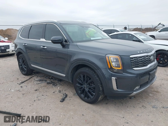 2020 Kia Telluride SX with VIN 5XYP5DHC9LG028738, listed as a IAAI auction lot 41577464 with 123,455 mi miles and . Bid and sale history available at DreamBid. Image 1.