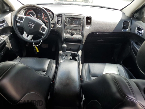 2013 Dodge Durango Crew with VIN 1C4RDJDGXDC695231, listed as a Copart auction lot 56934625 with 156,858 mi miles and Salvage title. Bid and sale history available at DreamBid. Image 8.