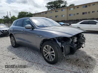 2020 Jaguar F-Pace 25t Premium with VIN SADCJ2FX2LA660716, listed as a Copart auction lot 50395805 with 15,619 mi miles and Non Repairable. Bid and sale history available at DreamBid. Image 4.
