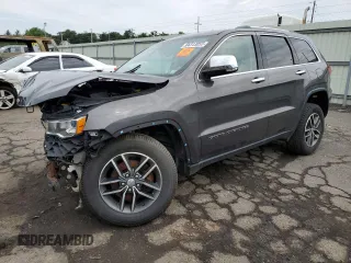 2018 Jeep Grand Cherokee Limited z VIN 1C4RJFBG5JC200146, wystawiony jako Copart lot #64313055 z przebiegiem Nie podano mil oraz Szkoda całkowita • Salvage title. Historia ofert i sprzedaży dostępna na DreamBid. Obrazek 1.