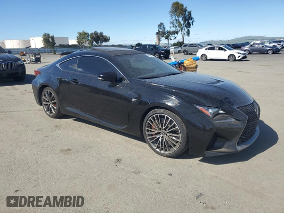 2015 Lexus RC F with VIN JTHHP5BC1F5003017, listed as a Copart auction lot 47482025 with 71,569 mi miles and Salvage Title. Bid and sale history available at carsss.com. Image 4.