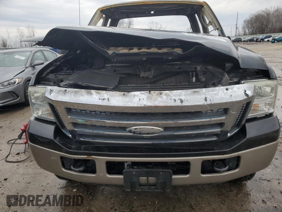 2005 Ford F-250 XL with VIN 1FTSX21595ED01743, listed as a Copart auction lot 47856865 with Not provided miles and Salvage title. Bid and sale history available at DreamBid. Image 11.