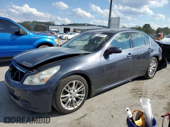 2008 Infiniti G35 Journey with VIN JNKBV61E48M206514, listed as a Copart auction lot 74599734 with 169,945 mi miles and Salvage Title. Bid and sale history available at DreamBid. Image 1.